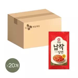 백설 대왕 납작당면 300g x20개