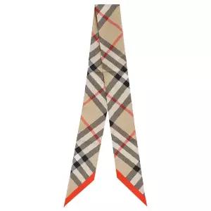 [롯데백화점]버버리 스키니 체크 실크 스카프 8088136