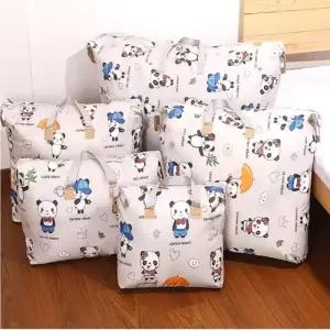 ( )팬더 이불 50x40 물놀이가방 캠핑가방 소 어린이집가방 수납가방