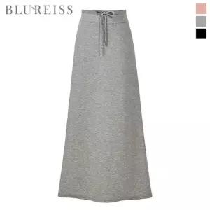 [블루레이스] 텐션 롱 A라인 스커트_B6S1SK8111