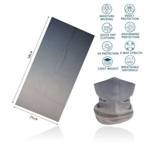 그라데이션 컬러 튜브 반다나 넥 워머 게이터 여성용 호환UV 차단 남성용 호환스포츠 페이스 마스크 발라클