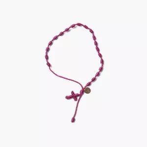 (OJO DE MEX 오호 데 멕스) MEXICAN ROSARIO BRACELET PURPLE/OJE2M80001A69