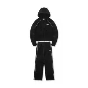 [디스커버리]24년 겨울 이월/할인 여성 벨루어 후드집업/세미와이드핏팬츠 트레이닝복세트 DWTR95046,DW...