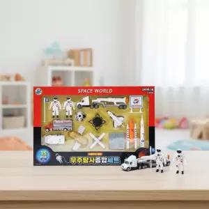 세계유통 우주탐사 종합세트 우주선 비행사 탐사선 피규어 자동차 미니카 다이캐스팅 역할놀이