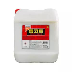 PVC 비닐 타일 국산 수지 왁스 바닥 광택 코팅제 18.75L 대용량 알뜰용 건물