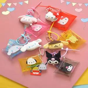 산리오 가방 키링 인형 키링 투명 지갑 키링 가방홀더 가방 꾸미기 카드케이스