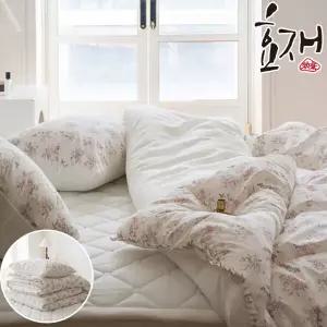 그라드 고밀도면 프릴 옥수수솜 침구세트Q(K겸용) by효재