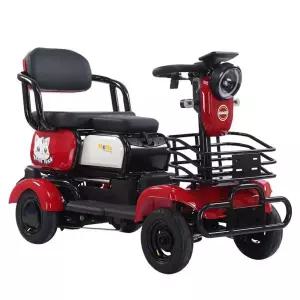 일렉휠스 사륜 전동 스쿠터 네발 노인 어르신 선물 효도 전기 4륜 자전거 부