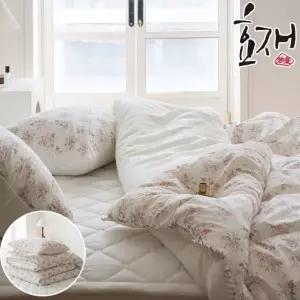 그라드 고밀도면 프릴 옥수수솜 침구세트Q(K겸용) by효재