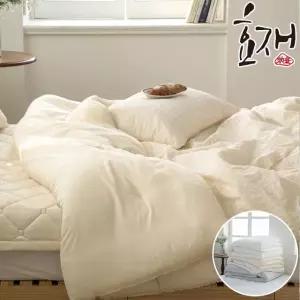 에게르 고밀도면 레이스 옥수수솜 침구세트Q(K겸용) by효재