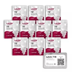 Lalvin 71B 와인 효모 (10 팩)