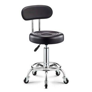 진료실 의자 등받이 리프팅 진료실의자 표준 리프트 휠체어타입 조절 실험실 회전 컴퓨터 네일샵 대기 블랙