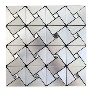 모자이크 알루미늄 패널 주방 데칼 바닥타일 시공 내열 붙이는접착식 벽돌 브론즈 데코