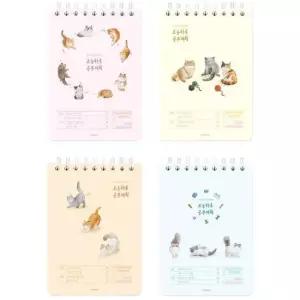 다이어리 둥글냥 스터디플래너(4개)