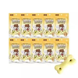 [반려] 2개묶음 멍스켓 강아지 비스켓 황태 오트밀 40gX10개 1타