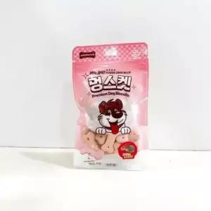 [반려] 멍스켓 연어 시금치 40g X10개 강아지 비스켓 간식