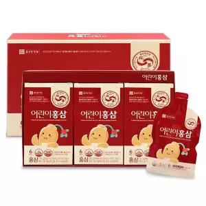 [하프클럽/오티마트]종근당건강 어린이 홍삼 20ml x 30포 1박스