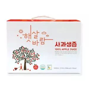 [하프클럽/오티마트]햇살바람 사과생즙 사과즙  110ml X 50봉