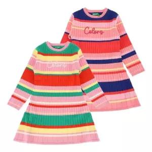 [국내백화점] 베네통키즈 원피스 컬러스 스트라이프 편안한착용감 브랜드아동복추천 여아등원룩코디 딸맘소