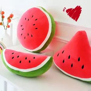 대형 수박쿠션 대형쿠션 작은 수박 소파 과일 시원한 빅사이즈 원형