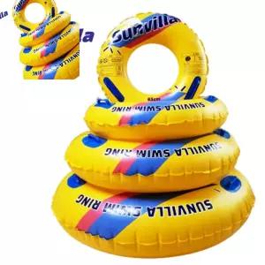 무챠 물놀이튜브 성인용 고무재질 대형 이중잠금 수영튜브 65 85 105