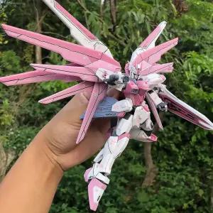 건담 스타일 블록 장난감 메카 취미 전시용 고난이도 변신 로봇 데스크탑 장식 모델 선물용