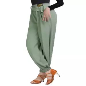 라틴댄스 빅사이즈 댄스바지 패션편안한 댄스팬츠 룩 시크한