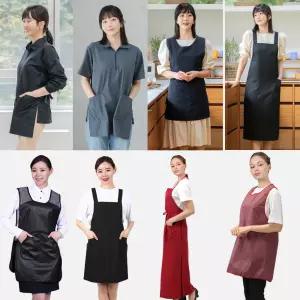 미용실 앞치마 피부미용 헤어샵 투명 시술 재료 용품 미용사 방수