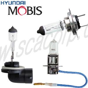 [현대모비스]전구 할로겐전구 전조등 안개등 브레이크등 넘버등 실내등 계기판등 뻔데기등 싱글 더블 백색