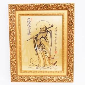 고급형 황금 달마도 전신도 특대  프리미엄 그림 집들이 개업선물 풍수지리 액운방지