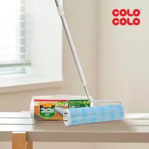 고로고로 와이드 마루용 롱 돌돌이 밀대 테이프 클리너 본체 세트