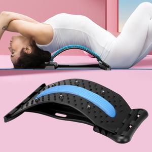 4단 허리 스트레칭 보드 마사지기 기구 굽은등 안마기 교정기