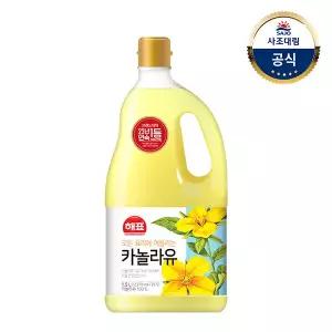 [사조대림] 해표 카놀라유 1.5L x1개 /오일/기름/튀김