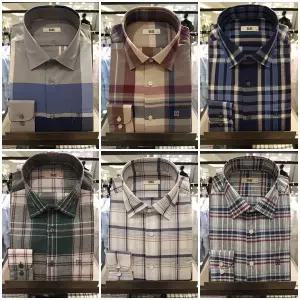 [닥스](김해점)2026  일반핏 긴소매  체크남방  9종택1