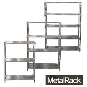메탈랙 멀티 수납선반 450 600 750 900 1200 3단 4단 5단 수납정리대 철제선반 프리높이조절