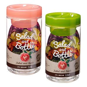 코멕스 샐러드 보틀 1L X 2종(그린+핑크)