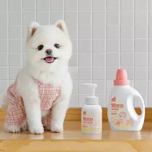 뽀숑하우스 개끗한 주방 + 세탁세제 SET 반려동물 강아지 고양이 밥그릇 세정제