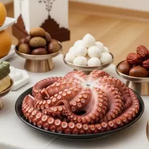 국내산 자숙 참문어 숙회 제수용 피문어 3.5kg 자숙후 2.1kg 