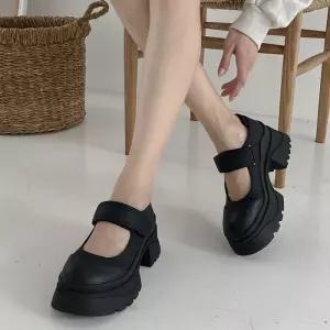 파라노말샵 / 애비 통굽 메리제인 (굽7cm) (파라노말샵)