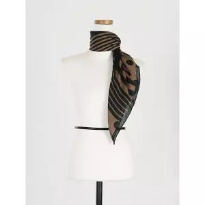 [하프클럽/샵앤]여성 도트 미니 정사각 스카프 DRN-WSC-0778-베이지