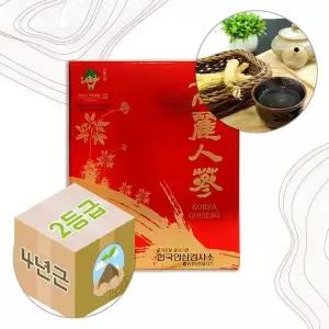 [하프클럽/기타]금산 고려 백삼 피직 4년근 인삼 2품 15편 300g
