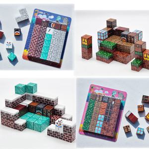 마그마그 자석블럭 (30p)세트 /블록/색상랜덤/마인크래프트 마그네틱