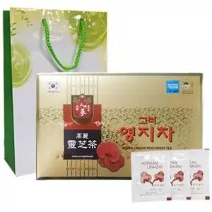 [하프클럽/기타]인삼차목함 영지차 + 쇼핑백포함 100포