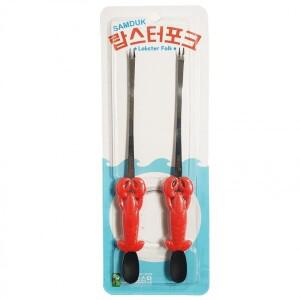 미리 준비하세요 고급 (랍스터 포크2p) 스텐 대게 바다가재 꽃게 게살 유용한 주방용품