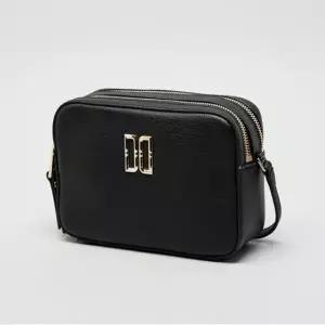 [닥스핸드백] 블랙 골드로고 미니크로스백 DCWA5F069