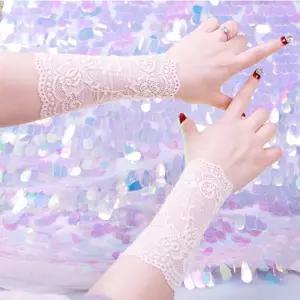 레이스 손토시 3color 여름 운전 피부보호 반장갑 여성 손목토시