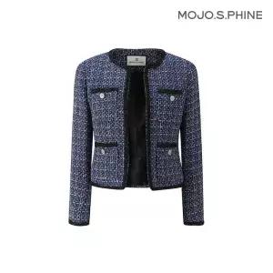 [모조에스핀] 배색 브레이드 트위드 자켓 BL_S244MSF010 1756310