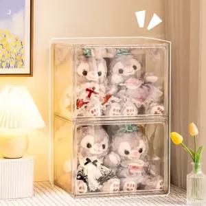 아트토이 피규어 진열장 소장용 아크릴 보관함 먼지차단 투명 쇼케이스 전시장