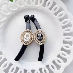 레인걸 국내제작 러블리엔틱 얇은 바나나핀 10cm 머리핀 올림머리집게핀