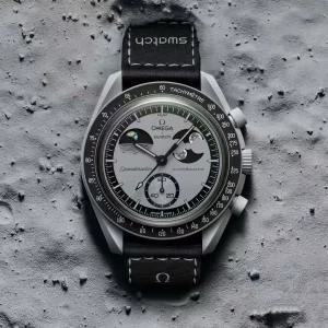 스와치x콜라보 바이오세라믹 문스와치 미션 투 더 어스페이즈 SO33M700